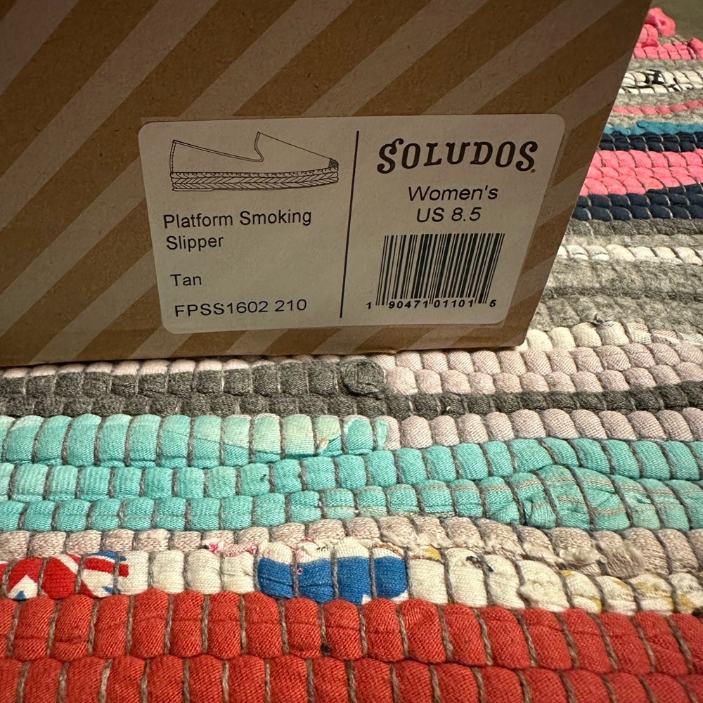 Soludos Tan Espadrille Slip-Ons - Picture 5 of 5